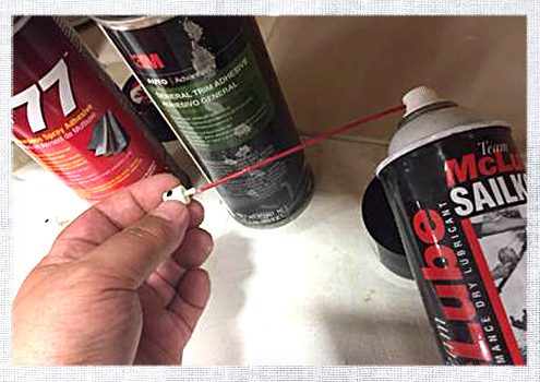 How to Clean Spray Adhesives