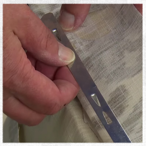 How to Use Flexible Metal Tack Strip / Curve Ease / Pli Grip - Kim's  Upholstery